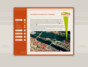 InselPark Regensburg: Webdesign